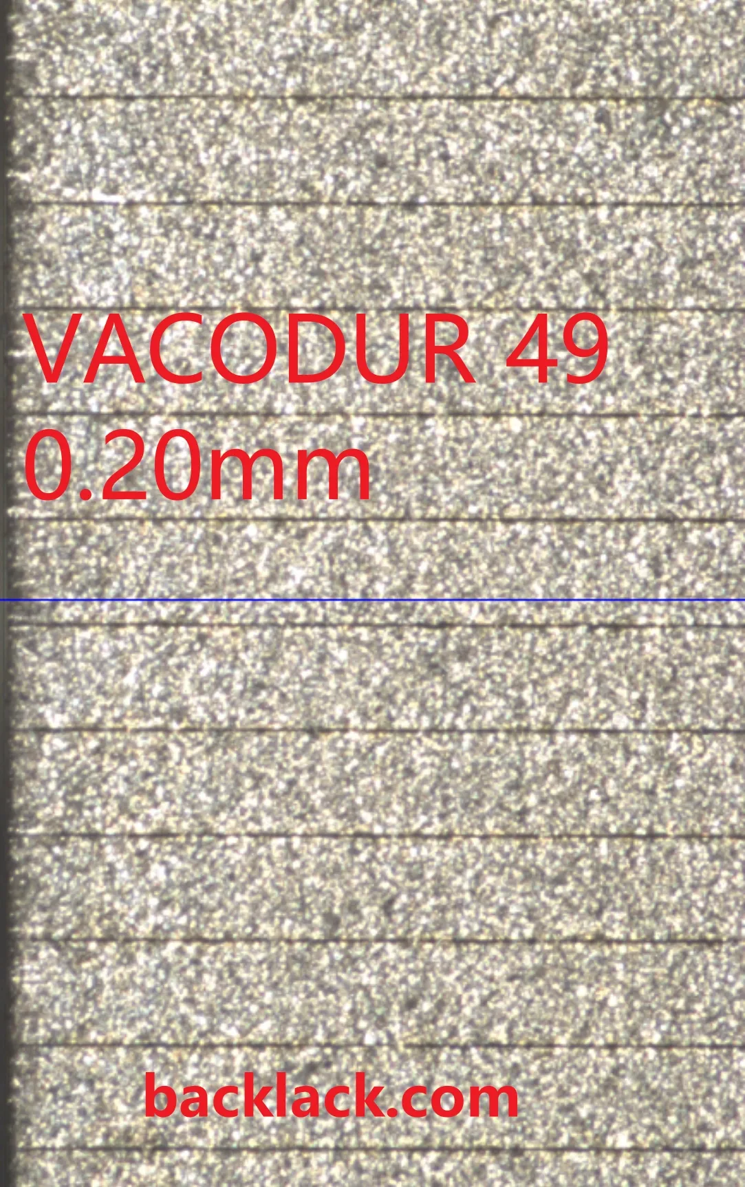 A Vacodur 49 020 mm-es anyag felülete? Által? Huzal elektromos kisülési megmunkálás lassú sebesség